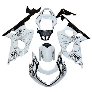 Fairings Suzuki GSXR 1000 White & Black Corona Racing  (2000-2002)