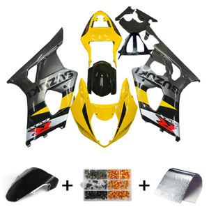 Fairings Suzuki GSXR 1000  Yellow & Black GSXR Racing (2003-2004)