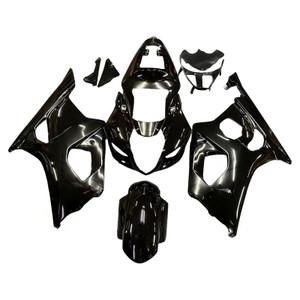2003-2004 Suzuki GSXR 1000 Black Suzuki Racing Amotopart Fairings