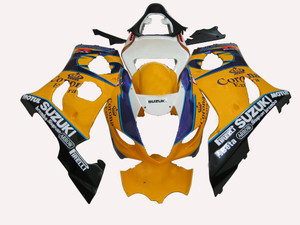 Fairings Suzuki GSXR 1000 Yellow & White Corona Racing (2003-2004)
