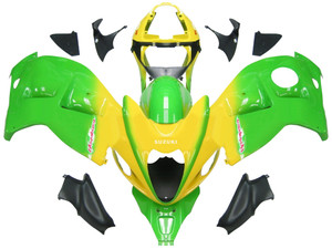 Fairings Suzuki GSX1300 Hayabusa Green & Yellow Hayabusa Racing  (1999-2007)