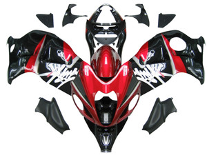 Fairings Suzuki GSX1300 Hayabusa Black & Red Hayabusa  Racing  (1999-2007)