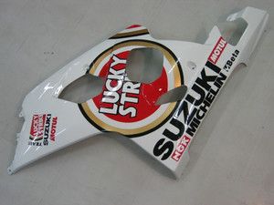 Fairings Suzuki GSXR 600 750 White & Red Lucky Strike Racing  (2004-2005)
