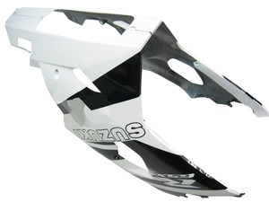 Fairings Suzuki GSXR 600 750 Black White Suzuki GSXR Racing  (2004-2005)