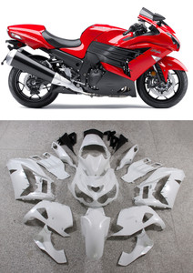 2012-2021 Kawasaki ZX14R Amotopart Fairings Plastics Ninja Red Racing