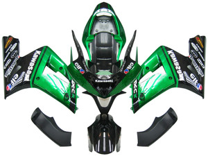 Injection Fairing Kit Bodywork Plastic ABS fit For Kawasaki ZX6R 2003-2004