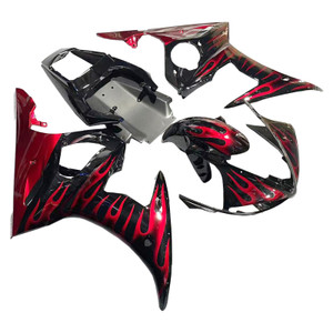Fairing Injection Plastic Kit Flame w/bolt Fit For YAMAHA 2005 YZF R6