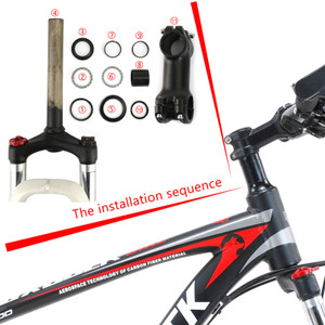27.5 inches Wheels Adults Mountain Bike 21 Speed Bikes Bicycle MTB Black&Red