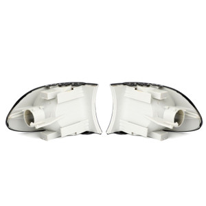 Corner Lights Parking Lamps Pair For BMW 7-Series E38 1999-2001 White