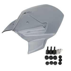 ABS Plastic Motorcycle Windshield WindScreen for BMW F900R 2020-2021 Gray