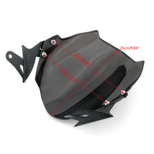 Fly Wind Screen Windshield For Ducati Monster 659/696/795/796 Black