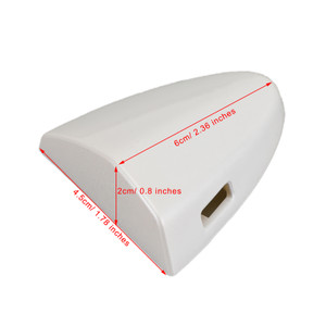 White Front Left Ouside Door Handle Key Cover Cap 69218-53021 For Lexus IS250