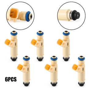 6pcs Fuel Injectors YL8E-C7B Fit Ford Escape 3.0L V6 2001-2003 195500-3520
