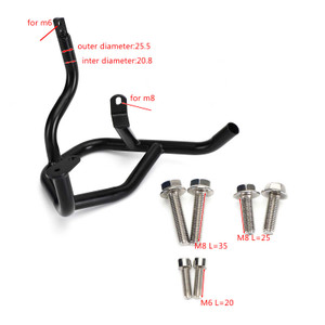 Lower Engine Guards Crash Bars Black Fit For Tiger 900 All Models 20 21