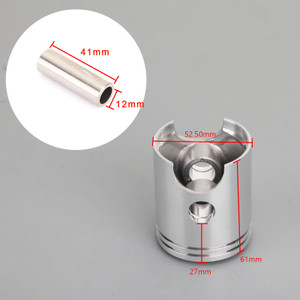 Piston Ring Pin Clip Kit 0.50 O/S 52.50Mm For Yamaha Ag100 Dx100 Yb100 Lt2 Lt3 Generic