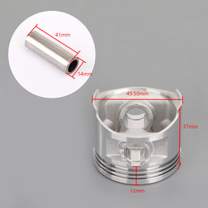2 Set Piston Ring Pin Kit 49.50Mm For Yamaha Xv250 V-Star Virago Route 66 88-18
