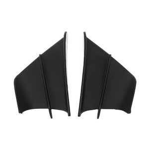 Black Side Winglet Wind Fin Spoiler Trim Cover For Honda Cbr650R Cbr500R Cb1000R