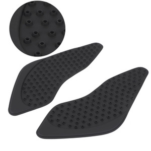2X Side Tankpad Fuel Tank Protector Fit For Honda Cb400 Vtec 92-18 Rubber Black