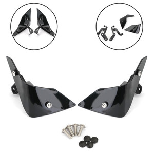 Top Side Wing Windshield Air Deflector For Honda Crf1100L 20+ Made Of Plastic