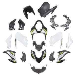 Injection Plastic ABS Bodywork White Fairing Fit for Kawasaki Z900 2017-2019