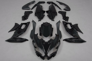 Injection ABS Plastic Bodywork Fairing Fit for Kawasaki VERSYS650 2015-2021 Gloss Black