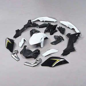 Injection ABS Plastic Bodywork Fairing Fit for Kawasaki Z650 2017-2019 Black White