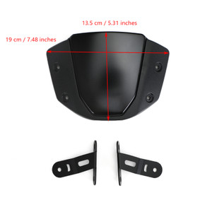 Windshield Windscreen Protector fit for HONDA CB125R CB250R CB300R 2018-2021 BLK
