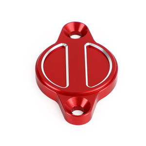 CNC Engine Oil Filter Cap Cover For Ducati Monster 696 821 937 1100 1200 Red
