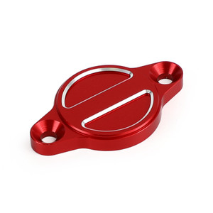 CNC Engine Oil Filter Cap Cover For Ducati Monster 696 821 937 1100 1200 Red