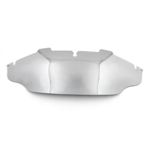 6" Wave Windshield Windscreen Harley Electra Street Glide Touring, Chrome