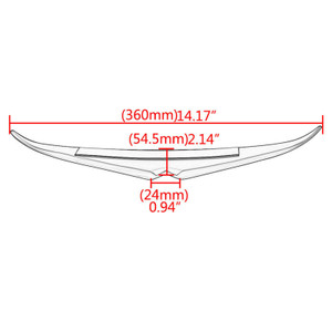 Headlamp Headlight Eyebrow Eyelid Trim For Road Glide FLTRX FLTRU 2015-2021