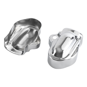 Rear Bar Shield Axle Nut Covers Swingarm Fit for V-Rod VRSC Night Rod 2002-2017 Chrome