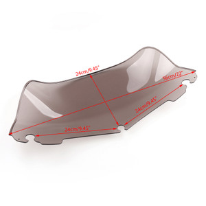 9" Windshield Harley Touring Electra Street Glide Touring (2014-2016) Smoke