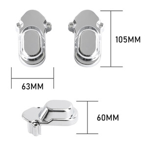 Rear Axle Cover Nut Bolt Cap For Sportster 1200 XL1200C 883 2005-2017 Chrome