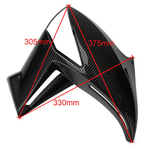 Front Side Radiator Cover Panel Fairing Cowling For KAWASAKI ER6N 2009-2011