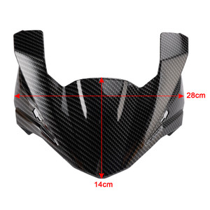 Carbon Front Nose Headlight Cover Surround Fairing For Kawasaki Z650 2017-2019