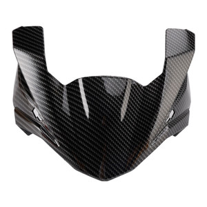 Carbon Front Nose Headlight Cover Surround Fairing For Kawasaki Z650 2017-2019