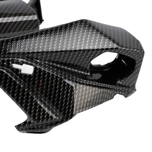 Carbon Front Nose Headlight Cover Surround Fairing For Kawasaki Z650 2017-2019