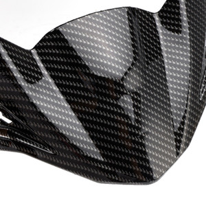 Carbon Front Nose Headlight Cover Surround Fairing For Kawasaki Z650 2017-2019