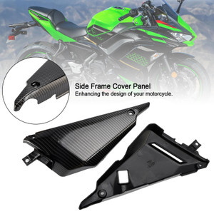 Carbon Side Frame Cover Panel Fairing Cowl For Kawasaki Z650 Ninja 650 2017-2020