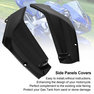 Gas Tank Side Trim Cover Panel Fairing Cowl for Yamaha YZF R1 1998-2001 Carbon