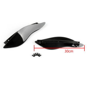 2 x ABS Plastic Side Wings Air Deflectors For Harley Street Electra Glide 14-17