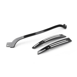 Windshield Double Light Gliding Stripes Trim For Harley Road Glide (2014-2017) Black