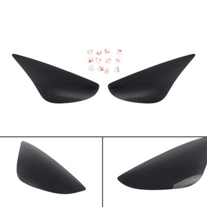 Front Headlight Lens Protection Cover Black Fits For Kawasaki Zx-6R Zx 6R 636