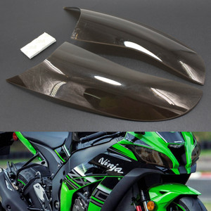 Front Headlight Lens Protection Cover Smoke Fit For Kawasaki Zx-10R Zx 10R 16-18