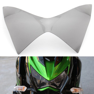 Headlight Lens Protection Cover Smoke Fit For Kawasaki Z250 Z300 Z800 13-16