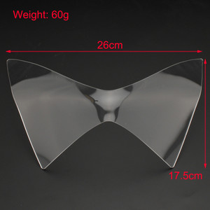Headlight Lens Protection Cover Clear Fit For Kawasaki Z250 Z300 Z800 13-16