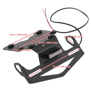 License Plate Holder Frame Bracket fit for Yamaha TENERE 700 / XTZ700 2019-2021