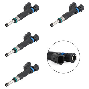 4PCS Fuel Injectors 16600-1KT0A Fit Nissan Versa 1.6L L4 2012-2015 HR16DE