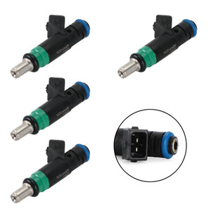 4pcs Fuel Injectors 98MF-BB Fit Ford Fiesta V 2001-2008 Fusion 2002-2012 1.4L